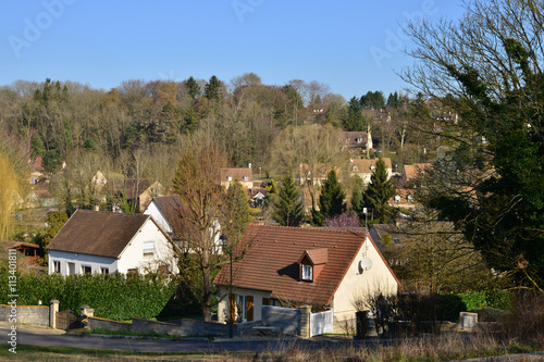 Oinville sur Montcient, France - february 19 2016 : the pictures photo