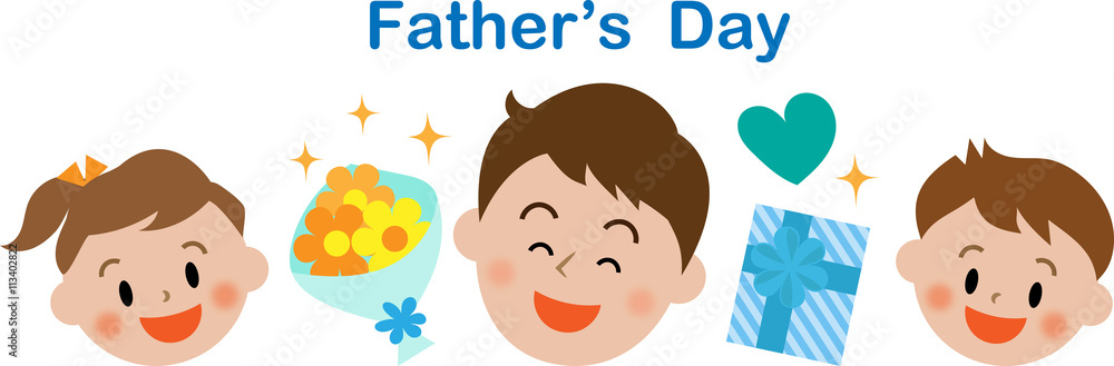 父の日　アイコン　セット