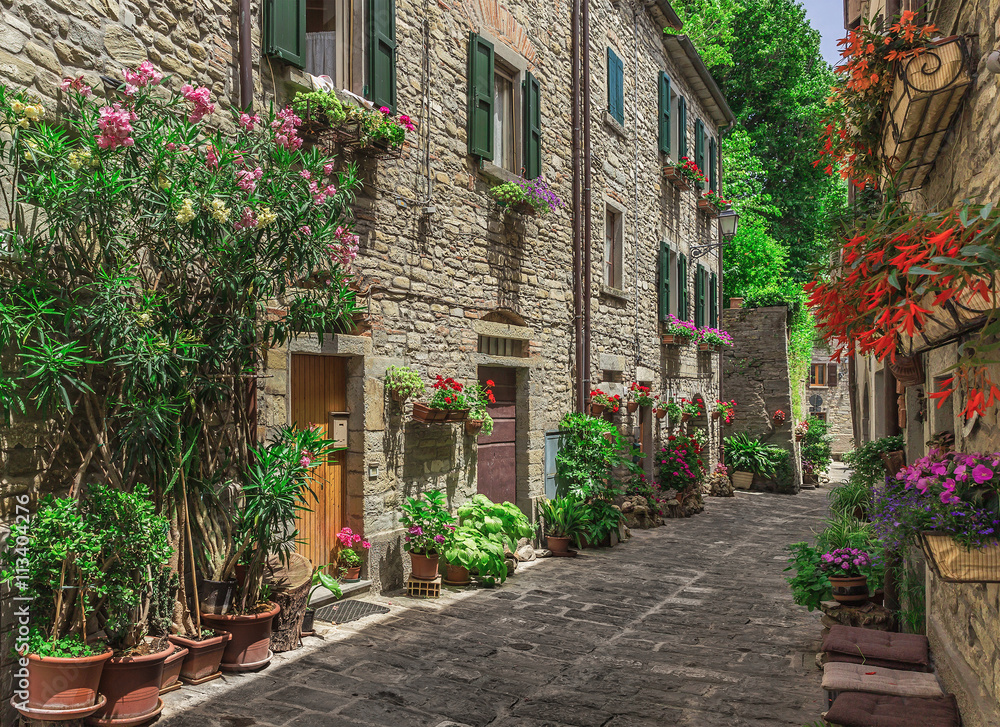 typical Italian street