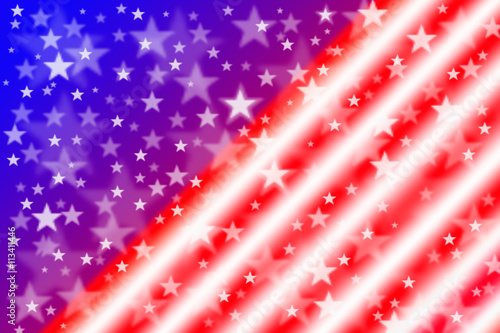 American flag for background