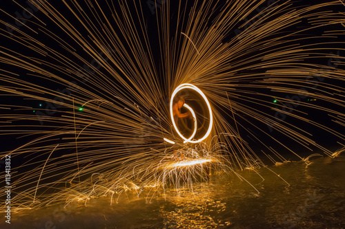 fire dancing