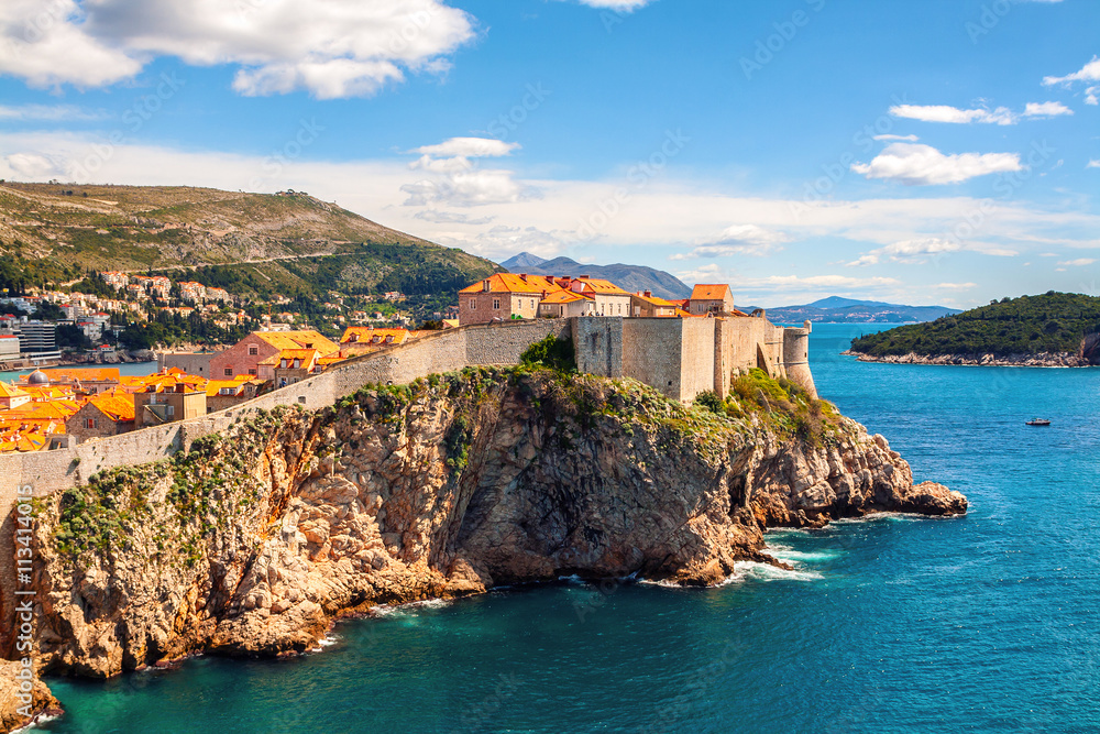 View of Old City Dubrovnik, Croatia