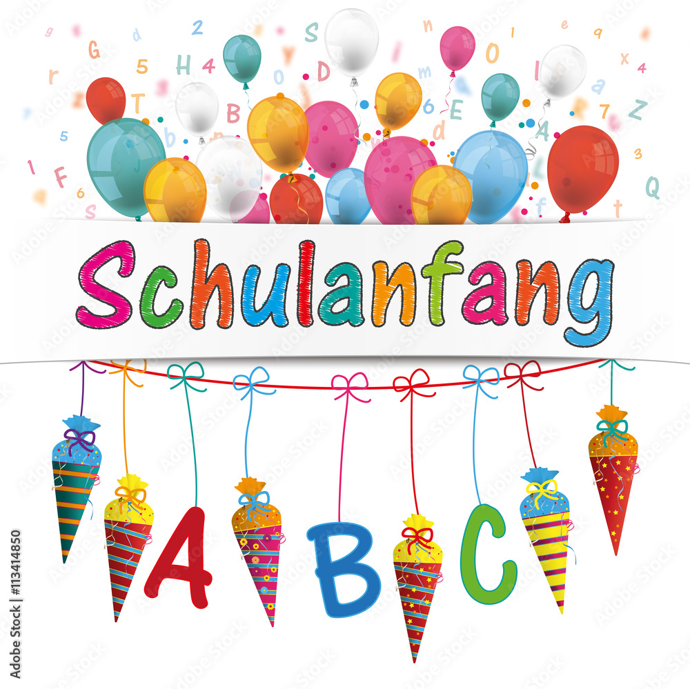 HOWAF – Striscione Lungo Per Decorazione Primo Giorno Di Scuola (Alles Gute Zum Schulanfang)
