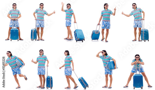 Man preparing for this summer vacation