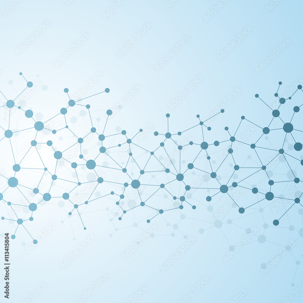 Structure molecule of DNA and neurons. Abstract background. Medicine, science, technology. Vector illustration for your design Structure molecule of DNA and neurons. Abstract background. Medicine, science, technology. Vector illustration for your design