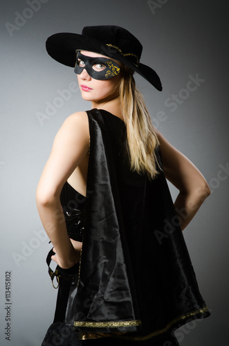 Woman in pirate costume - Halloween concept © Elnur