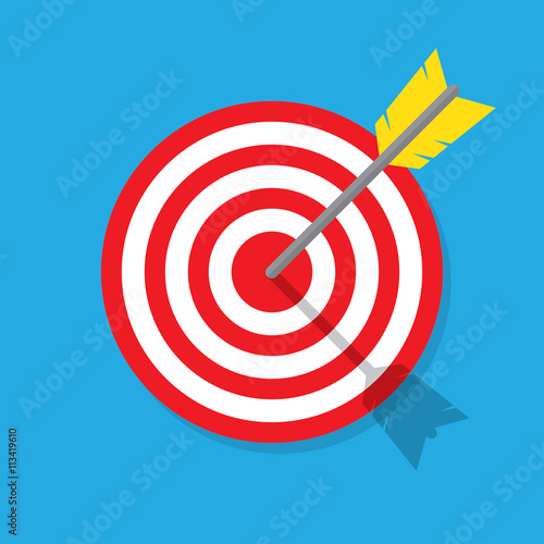 Target flat icon.