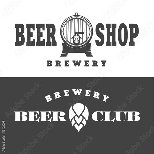 beer shop emblem