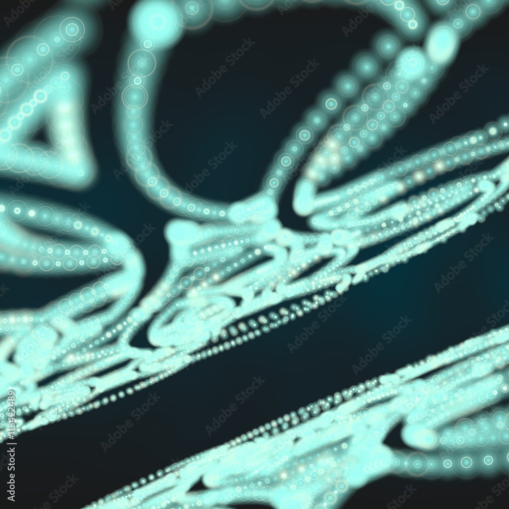 Obraz premium Glitter vintage lights background. Neon shine disco particles. Spiral twist