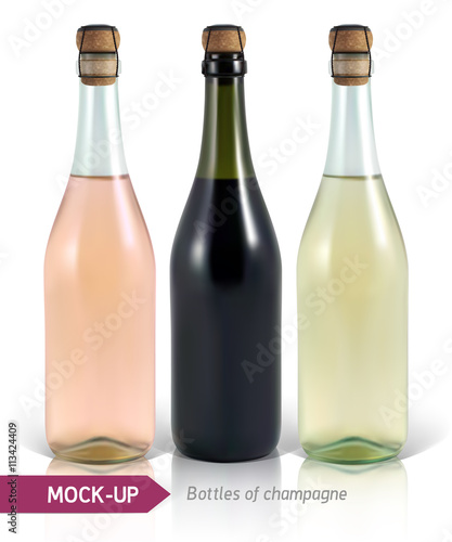 bottles of champagne
