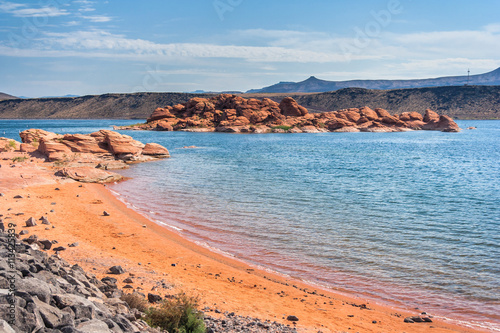 Sand Hollow State Park in  Utah