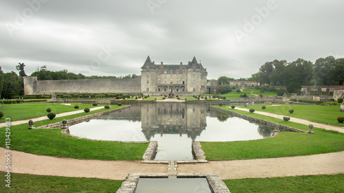 Castle of la Roche Courbon in France photo