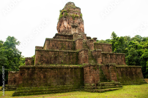 Pyramid temple in Angkor  Cambodia