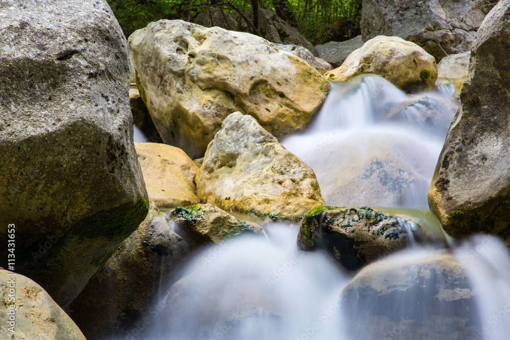 Stream in motion Stream in motion