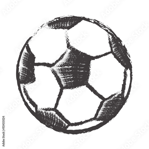 football ball isolated illustration