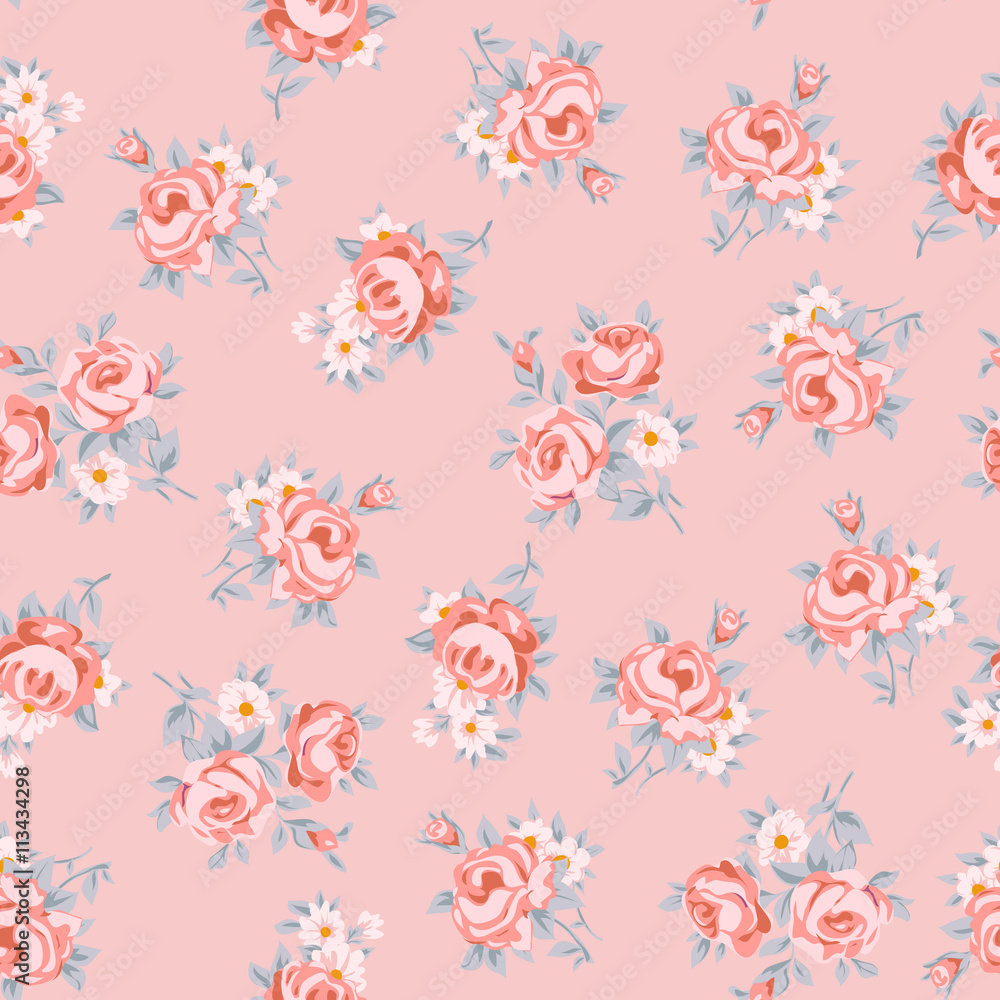 Rose seamless pattern Rose seamless pattern