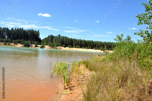 Flooded quarry near Suchdol nad Lužnicí photo