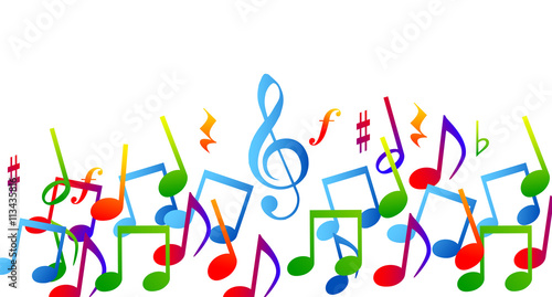 prove colorinote musicali, musica, pentagramma