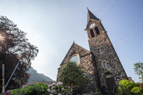 church in nachrodt sauerland germany photo