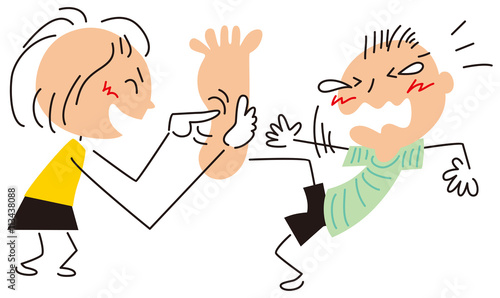 足の裏をくすぐる子供