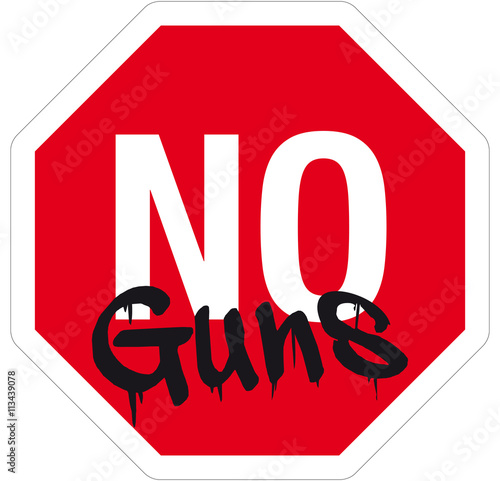 no guns sign