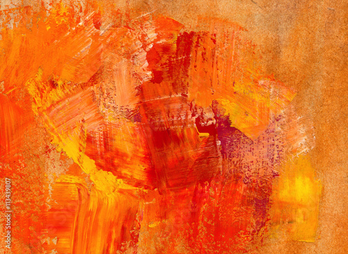 malowane-na-pomaranczowo-abstrakcyjne-tlo-na-sciane