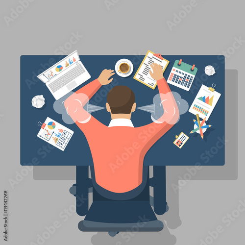 overwhelmed hard work