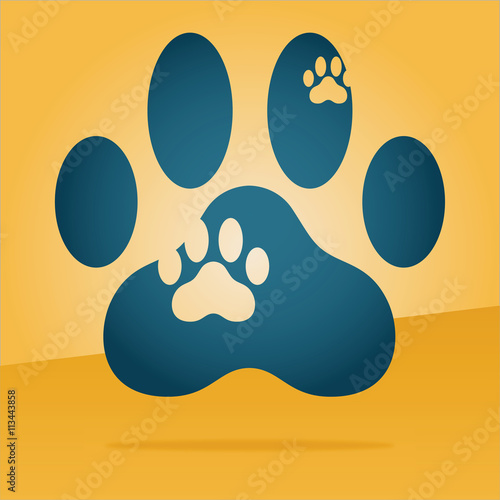 paw print logo