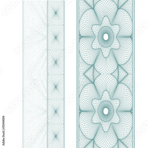 vector element for currency, certificate or diplomas