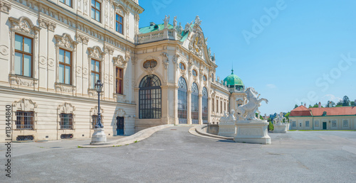 Photography Graveled path along a palace in Vienna