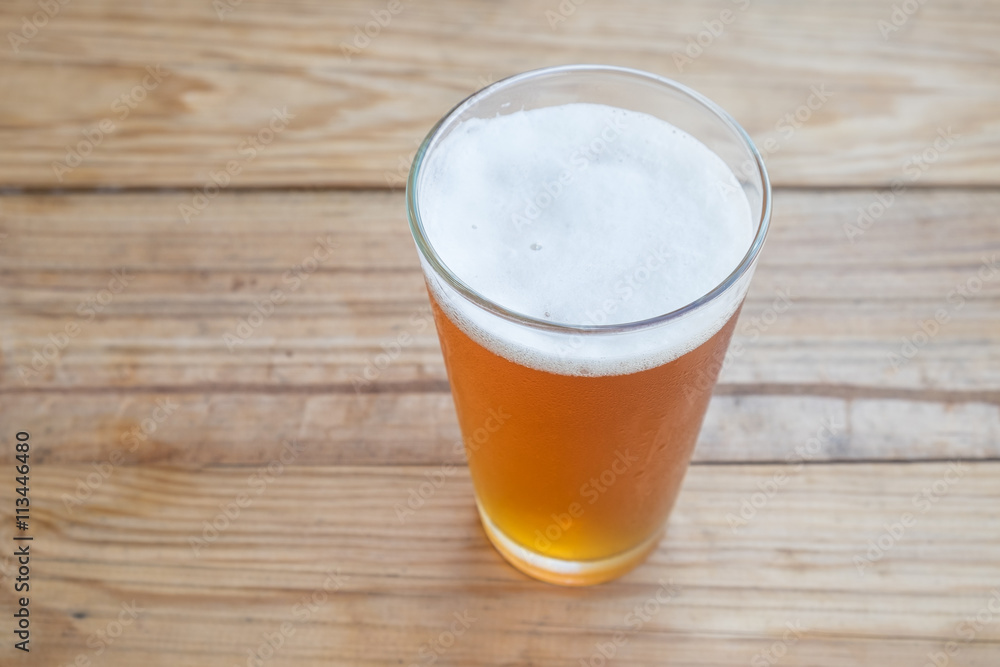 Craft beer in the glass Craft beer in the glass