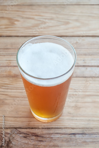 Craft beer in the glass - Vintage color