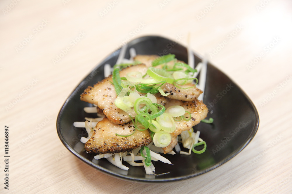 Japanese grilled pork , japanese food Japanese grilled pork , japanese food