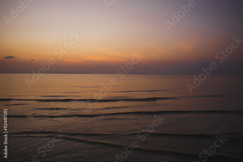 Young pretty girl  during sunset 