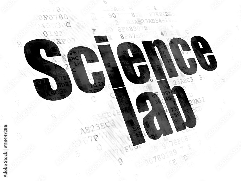 Science concept: Science Lab on Digital background Science concept: Science Lab on Digital background