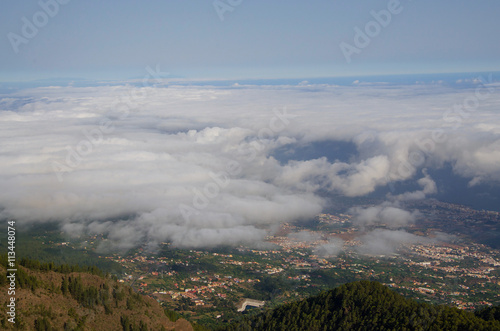 Sea of clouds. Parque Nacional del Teide,Tenerife, Canary islands,  Spain © vasanty