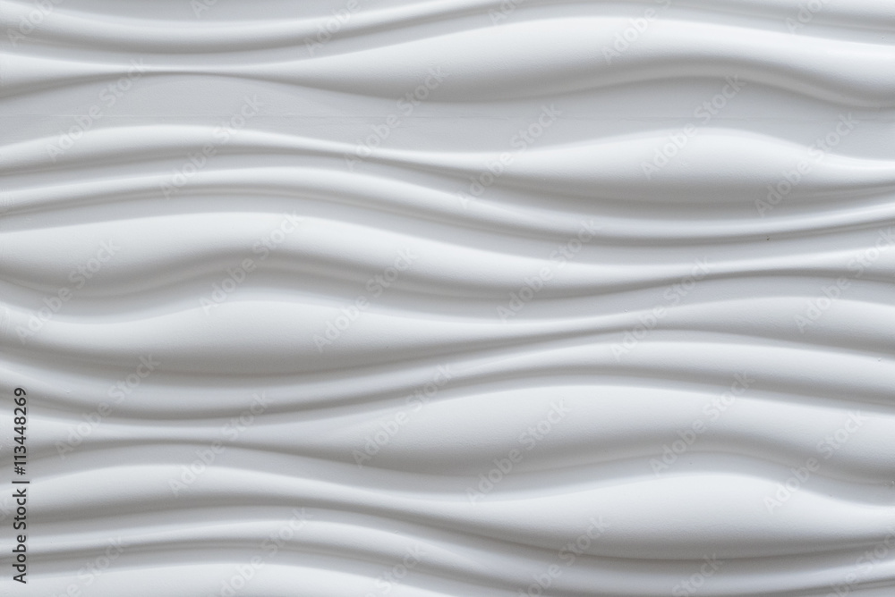 Naklejka premium Abstract wave curve pattern on wall background