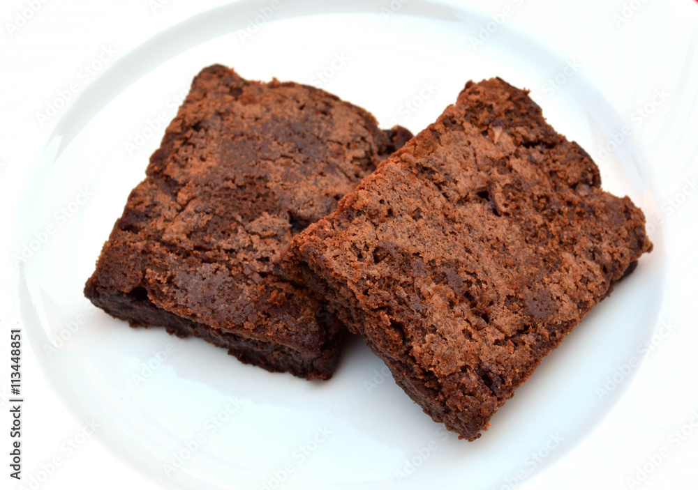 Delicious and soft fresh homemade brownie chocolate Delicious and soft fresh homemade brownie chocolate