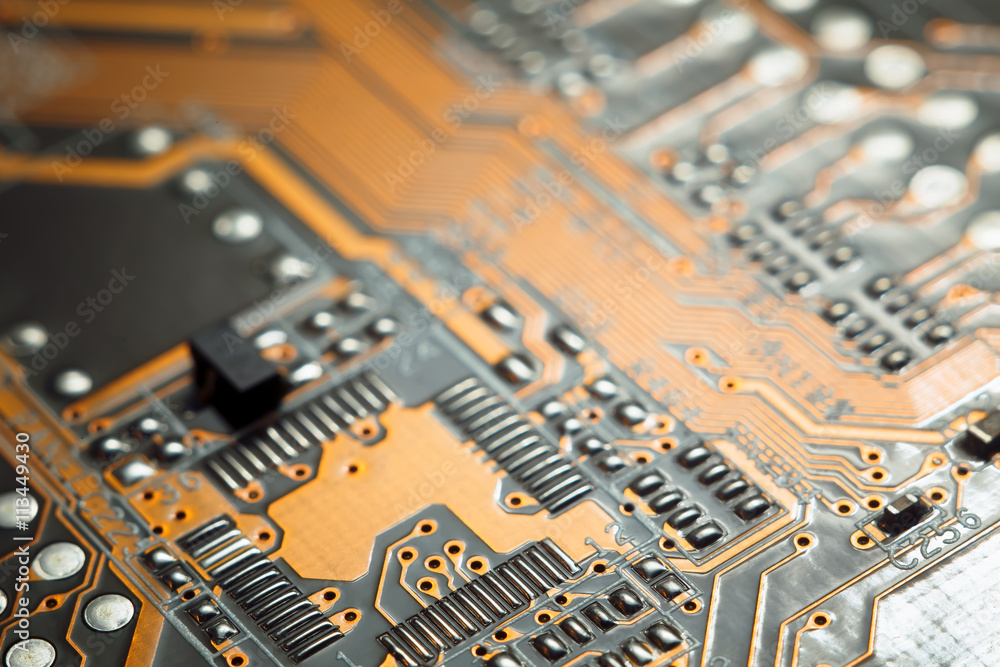 Electronic circuit blur Electronic circuit blur