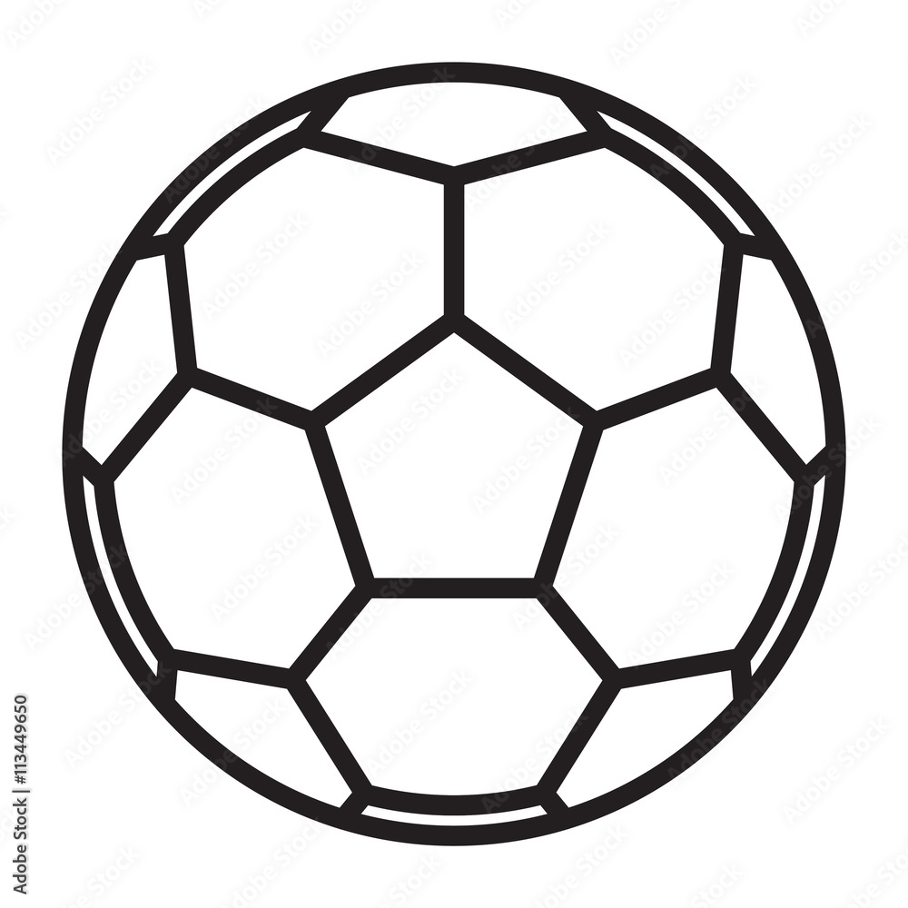 Fototapeta premium vector football ball