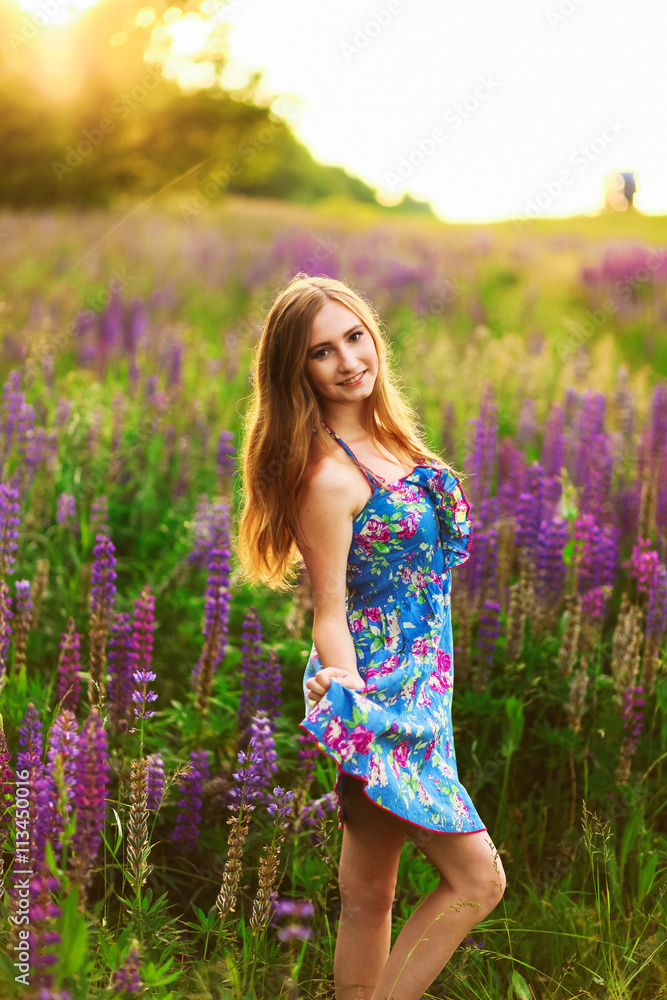 The woman portrait. The woman portrait.