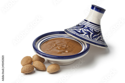 Traditional Moroccan almond amlou