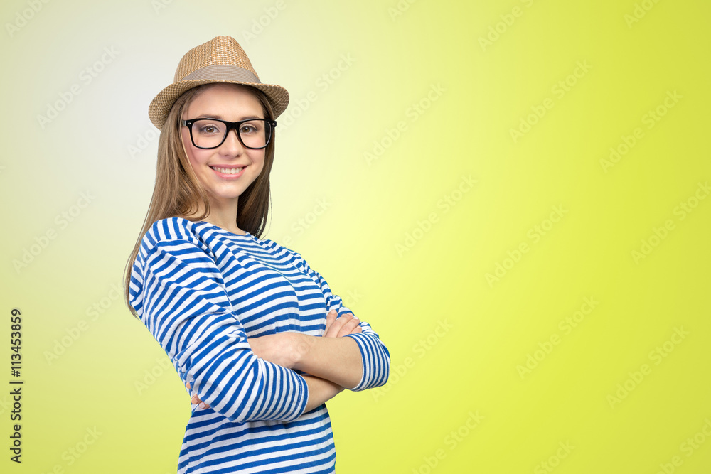 Young casual style woman portrait Young casual style woman portrait