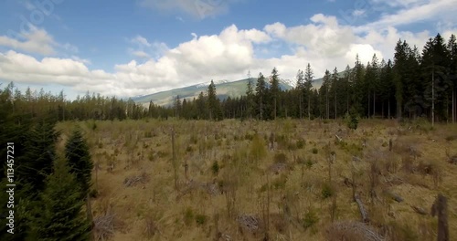 4K Aerial, Beautiful Slovakian Mountains- Graded and stabilized version. Watch also for the untouched, flat and native version, straight out of the camera photo