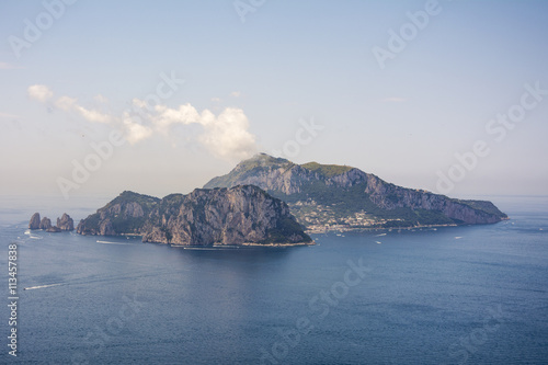 Capri view from Sorrento
