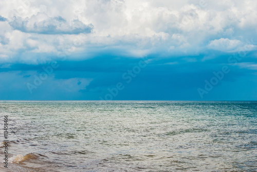 Sea and waves during storm. Natural composition. © dimazel