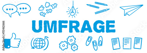 Stick Figure Series Banner Blue / Umfrage