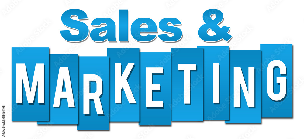 Sales And Marketing Professional Blue Stripes 