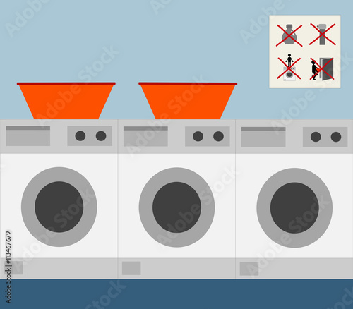A coin laundry