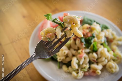 Macaroni Salad and Veggies photo